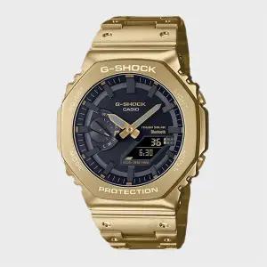 [지샥]G-SHOCK 지샥 GM-B2100GD-9A 흑금 풀메탈 터프솔라 블루투스 손목시계