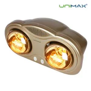 유니맥스 화장실 전기히터 욕실난방기 골드램프 2구