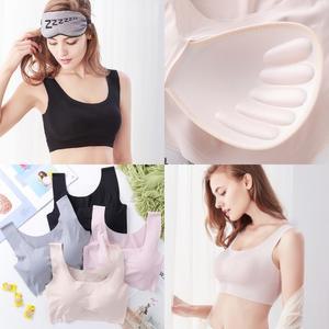 고퀄 여성 편한 심리스브라탑 와이드밴드 노와이어 무봉제 초경량 스포츠브라