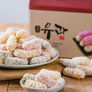 정일품 모듬유과 지함 3호 1kg 추석 한가위 명절 한과 선물세트 유과 답례품 전통과자