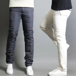 겨울 기모 골프바지 골프웨어 면 아웃도어 남성바지 작업복 스판 빅사이즈 골프복 히든밴딩 슬랙스
