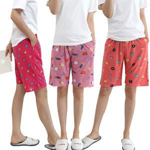 여성 쿨 까실이 5부 잠옷 바지 여자 여름 파자마 반바지 쿨팬츠 홈웨어 하의