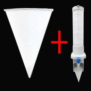 나도컵 꼬깔컵 2000매 + 전용 디스펜서 / 원뿔컵 이지컵 정수기컵 생수컵