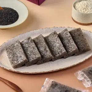 [떡보의하루본사직영/떡편] 흑임자 밥알찰떡 10개 아침식사대용 개별포장떡 간편식