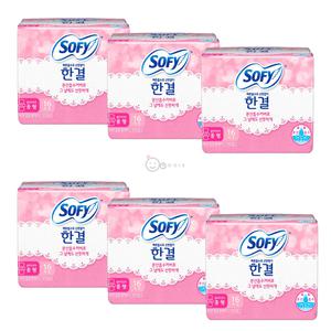 소피 한결 쏘피 바디피트 중형 생리대 16P x 6개