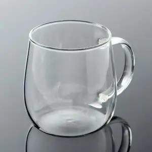 [텐바이텐][로하티] 데일리 유리컵 손잡이 음료 아이스잔 350ml 주스컵