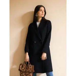 [하프클럽/이앤씨]블랙 양모 캐시미어 더블포켓 ENJH34T54A