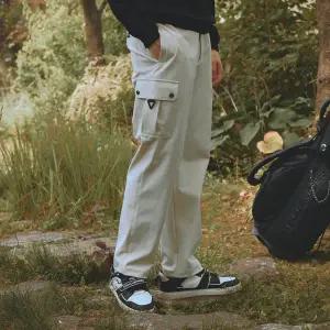 [챌린저](대전신세계)남성 나일론스판 세미와이드핏 카고팬츠 크림