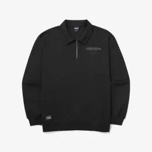 [FILA] 카라 반집업 맨투맨 (FS2POG3108X_BLK)