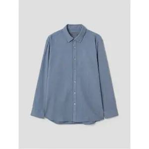 기모 자가드 스트라이프 셔츠 - 스카이 블루 (RY4864P41Q)