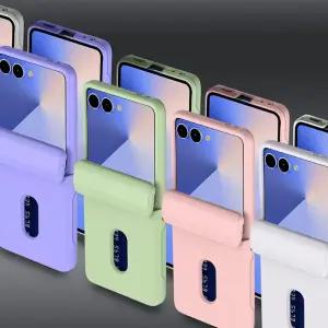 갤럭시Z플립7 DC 힌지보호 카드수납 범퍼 컬러 케이스 갤럭시Z플립6 5 4 3