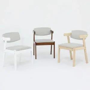 [텐바이텐]쿠션 고무나무 원목의자