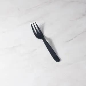 [텐바이텐]일회용미니포크 125mm 개별포장 블랙 4000개 일회용샐러드포크