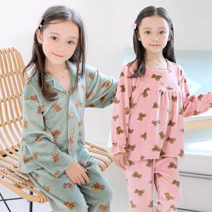 유아 어린이 아기 홈웨어 잠옷 주니어 아동 아이 애기 상하의 세트 곰나라(밍크)