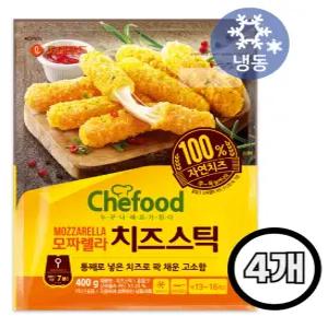 롯데 쉐푸드 모짜렐라 치즈스틱 400gx4개