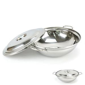 인덕션겸용 스텐 삼중 볶음팬 620 삼중볶음튀김솥 스텐튀김팬 가마솥 인덕션가능