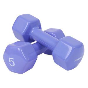아이워너 뷰티 육각 덤벨 5kg (2개입 1세트) 아령 근력운동 헬스 홈트