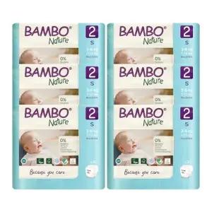밤보네이처 밤보그린 기저귀 밴드형 2단계 소형 공용 30매X6개