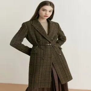 [더핸드메이드]울 블렌디드 클래식 코트 (카키브라운 한정) (55-88)