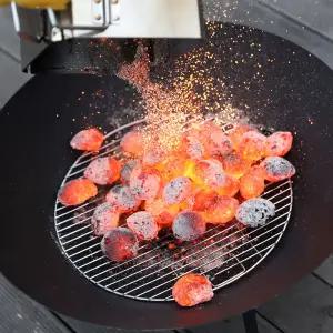 카르닉 야자나무 야자숯 조개탄 브리켓 바베큐 숯불 캠핑용 화로대 구이용