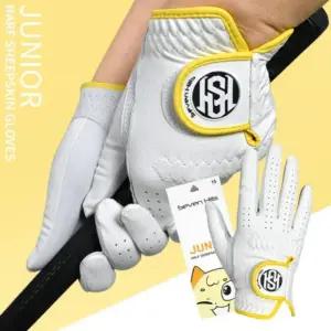 세븐힐스 주니어 아동용 양손 반양피 골프장갑 어린이 남여공용