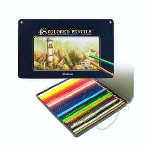 늘셋 틴케이스 48색 색연필 고급색연필 컬러펜슬