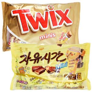 자유시간 미니 480g+트윅스 미니 500g 초코바