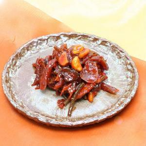 아이스팩포장 500g 모듬장아찌 무 오이 마늘 마늘쫑 식품