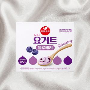 서울우유요거트 블루베리요거트 간편한 한컵 85g 24개
