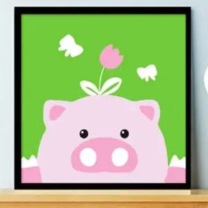 고품질 유화 색칠하기 캔버스 01유화그리기 핑크PIG 취미 (WFHC6HG)