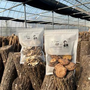 참나무 표고버섯 유기농 통/슬라이스 건표고버섯(200g)