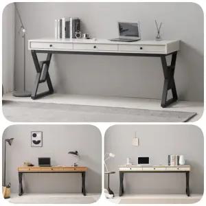 철재 미드센츄리책상 거실공부테이블 1600