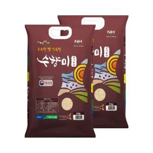 [하루세끼쌀] 25년 햅쌀 발안 농협 수향미 4kg+4kg
