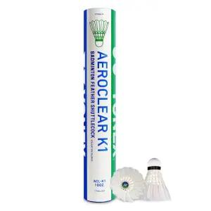 요넥스 ACL-K1 에어로클리어 셔틀콕 12개입 배드민턴 오리털 D