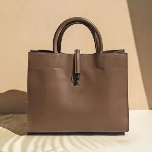 여성 천연 가죽 토트백 데일리 숄더 크로스백 (WFHVQ67)