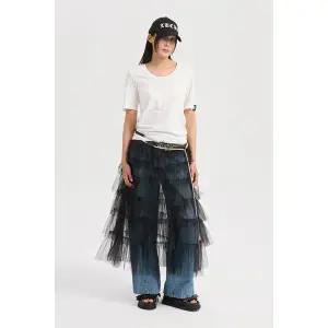 [럭키슈에뜨](강남점)[ At Chouette ] LQTAM25400 베이직 U넥 티셔츠 [럭키슈에뜨]