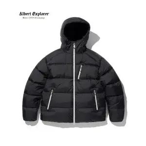 [유니폼브릿지]3pocket hood down parka black