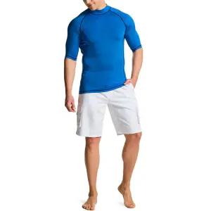 남성 5부 반팔 퀵드라이 자외선차단 래쉬가드 수영복_F _F