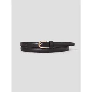 [에잇세컨즈] [리얼레더] 15mm 라운드 버클 벨트  브라운 (19568OWY1D)