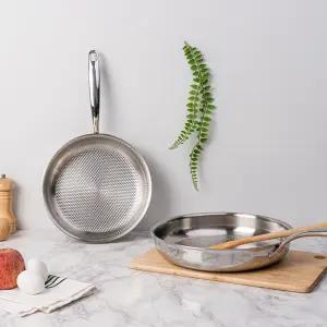 도아리빙 프리미엄 5중 스텐 프라이팬 304 스테인레스 24cm/28cm