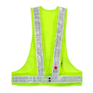 현장 안전조끼 신호수조끼 형광 LED 산업자재 공구