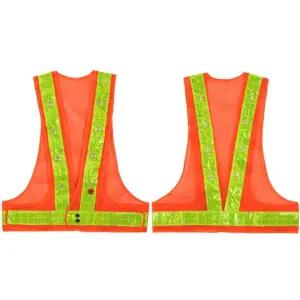 현장 안전조끼 신호수조끼 망사 LED 공구 산업용품