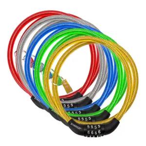 자커 자전거 열쇠 NO75 (색상랜덤)/번호/자물쇠/키/오토바이/체인/킥보드/잠금/좌물쇠/전기/가방/와이어