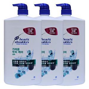 헤드앤숄더 가려운 두피 케어 샴푸 1800ml 3개/