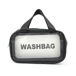 드라이 방수 검정 파우치 25x15cm 메쉬 수영장가방 워시백 세면백 세면파우치 여행파우치