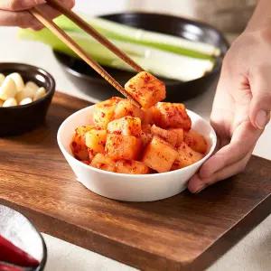 30년 전통 여수 백서방 깍두기 2kg /HACCP인증