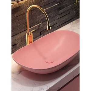 건식 세면대 탑볼 세면볼 럭셔리 세면기 인테리어 카페 타원형