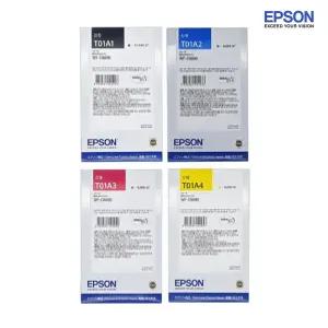 엡손 Epson 정품 잉크 T01A (T01A170 T01A270 T01A370 T01A470) 4색 세트 / WF-C8690 용