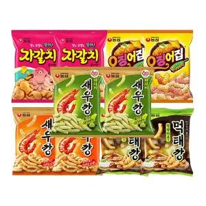 새우깡세트1(새우깡2,먹태깡2,와사비새우깡2,자갈치2,오징어집2)
