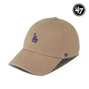 47브랜드 LA 다저스 스몰 로고 MLB 엠엘비 볼캡 야구 모자 카키 B-BSRNR12GWS-KHC